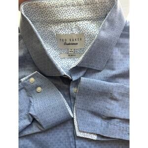 Ted Baker Endurance Slim Fit Long Sleeve Button Down Shirt - Size 17 34/35